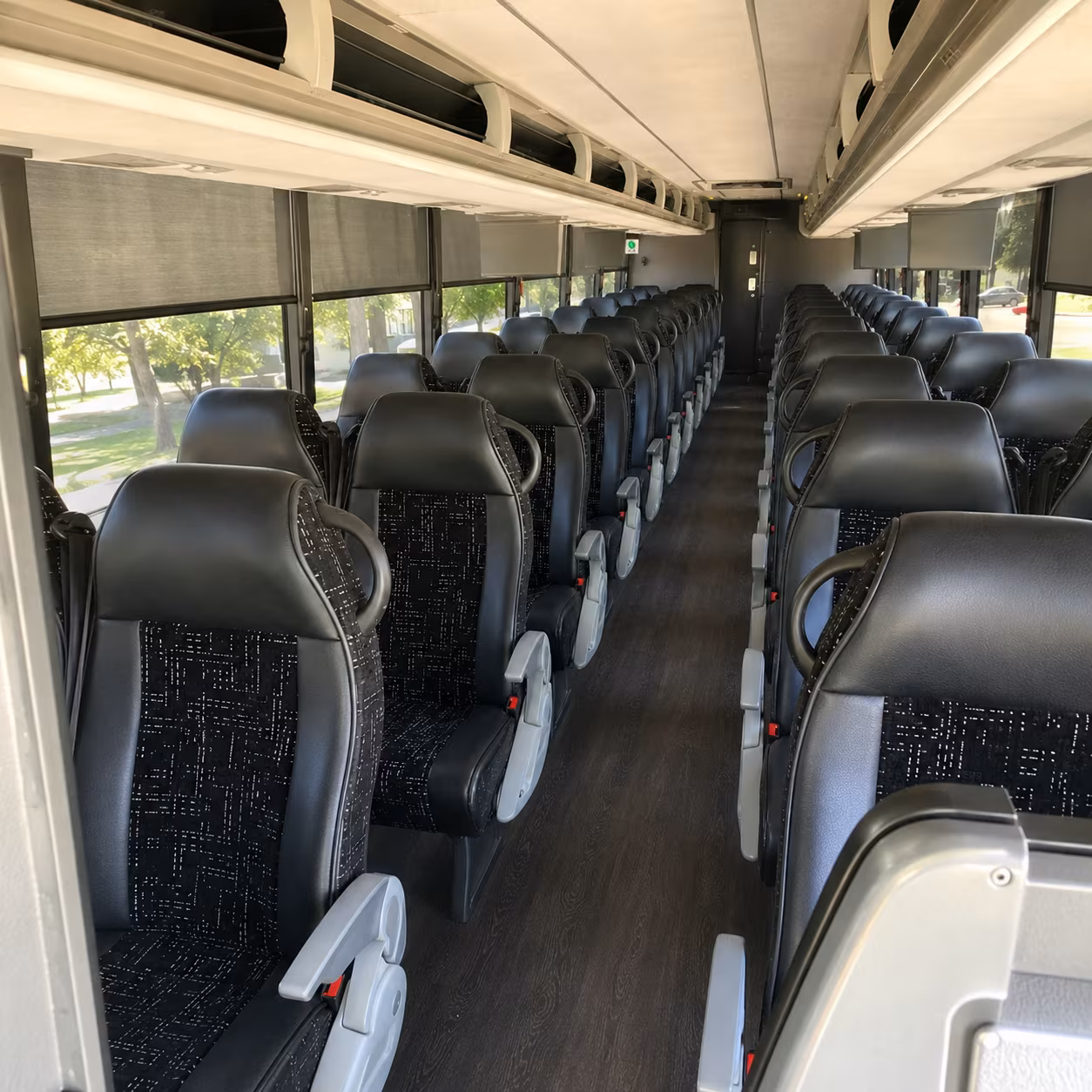 amarillo charter bus inside