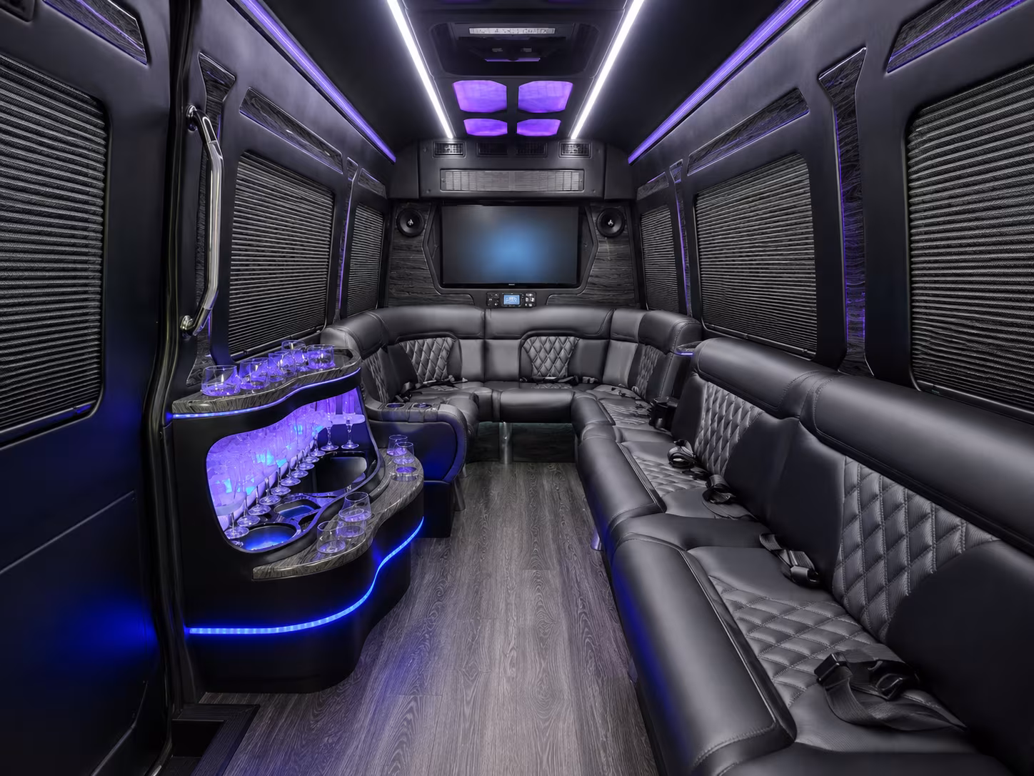 bus rental options for amarillo trips